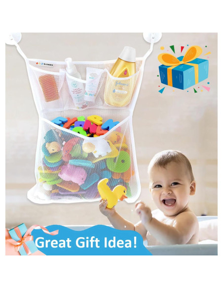 Soporte de Juguetes de Baño Slonser 51x35 cm con Ventosas