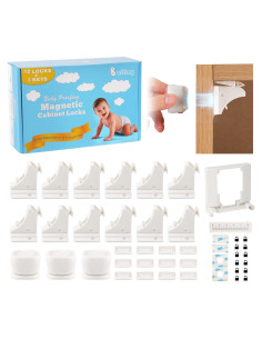Cerraduras Magnéticas Baitiny para Gabinetes - 12 Piezas