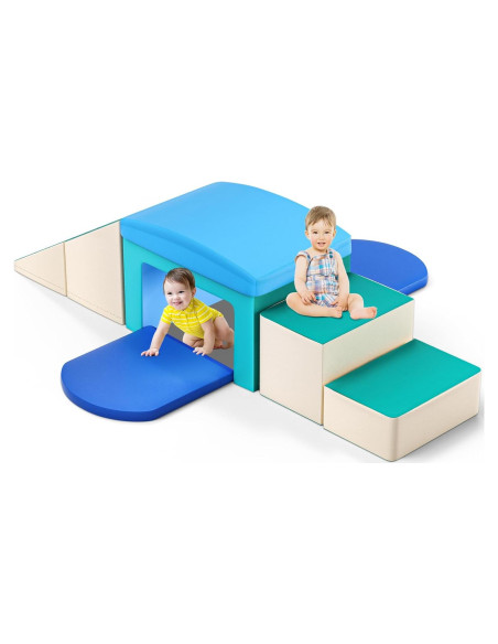 Bloques de Espuma SURPCOS para Escalar 6 Piezas Azules