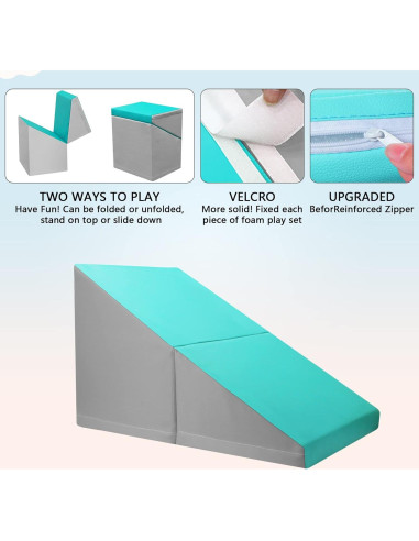 Bloques de Espuma SURPCOS para Escalar 6 Piezas Azules