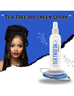 Spray Brillo Aceite Árbol de Té Black Queen 60 ml - Hidratante 2