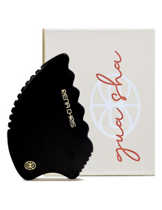 Gua Sha Facial Rena Chris Piedra Jade Natural 10.4x6.9cm