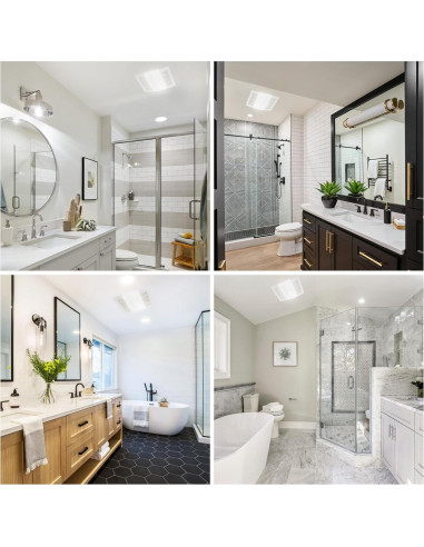 Cubierta de Ventilador de Baño Sfneer 85315000 Blanco