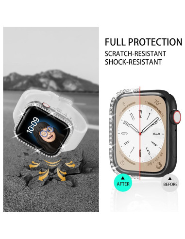 Funda Brillante para Apple Watch Serie 10 42mm - Shenou