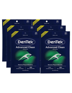 Palillos de Hilo Dental DenTek Triple Clean 90 Unidades - Paquete de 6