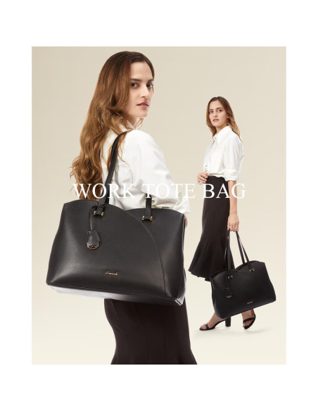 Bolsa Tote LOVEVOOK para Laptop 15.6" Negra Mujer