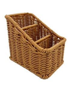 Soporte de Control Remoto WUJILIVING Rattan 3 Compartimentos