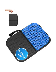 Cojín de Gel para Asiento JarryStart Plegable 36.8x26.7cm Gris