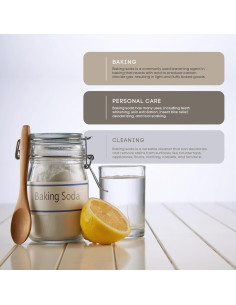 Bicarbonato de Sodio Kidu 680g - Limpieza y Cuidado Personal 2