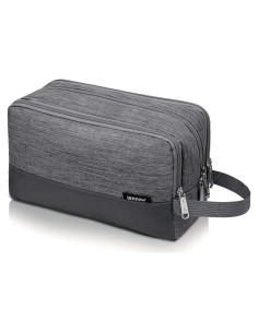 Neceser colgante WANDF gris mezclilla resistente al agua