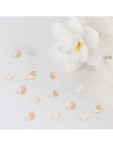 Resortes de Aretes de Oro 18K Gleihow - 16 Piezas Hipoalergénicos
