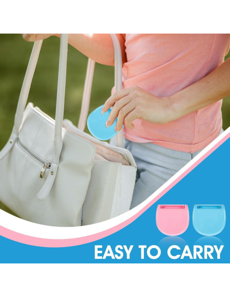 Kit de Costura de Viaje Ubamdom 10 Piezas Rosa y Azul