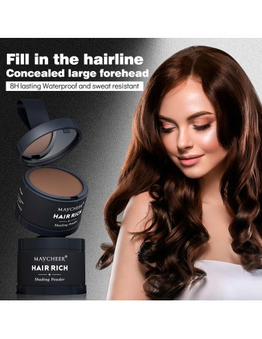 Polvo Sombreador para Cabello Maycheer 22 Beige - Cubrimiento Raíces