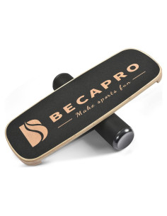 Tabla de Equilibrio BECAPRO de Madera con Detenedores Ajustables