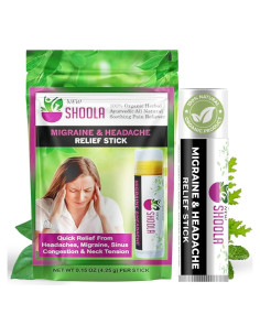 Bálsamo en Barra Alivio de Migrañas Shoola 9g Orgánico