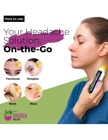 Bálsamo en Barra Alivio de Migrañas Shoola 9g Orgánico