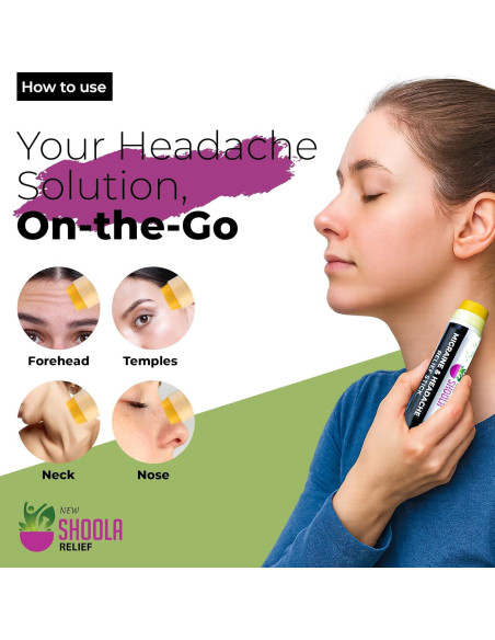 Bálsamo en Barra Alivio de Migrañas Shoola 9g Orgánico