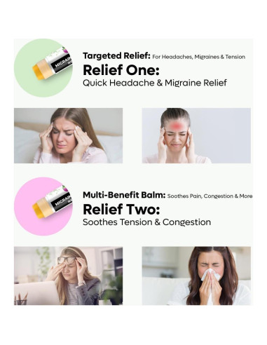 Bálsamo en Barra Alivio de Migrañas Shoola 9g Orgánico