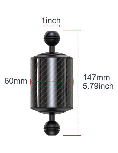 Brazo Flotante Submarino Yornimir de Fibra de Carbono 60cm