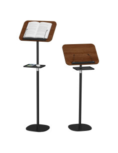 Soporte de Libro de Piso Snughome Ajustable 21-51" Madera