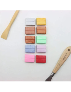 Juego de Arcilla Polimérica Mont Marte - 10 Colores Metálicos - 100g 2