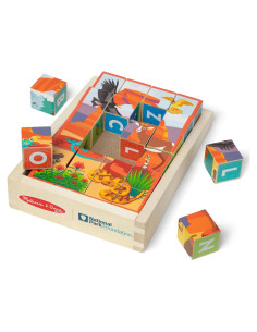Rompecabezas Cubo Melissa & Doug 24 Piezas Parques Nacionales