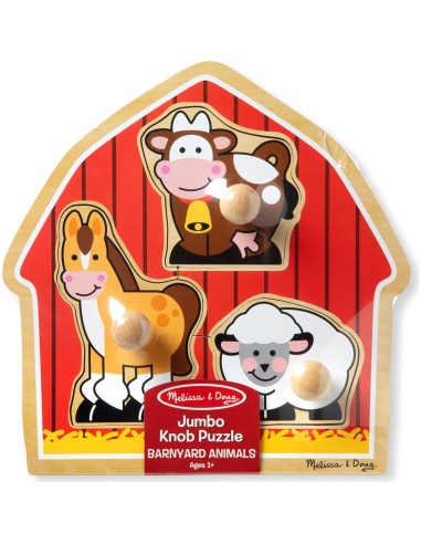 Rompecabezas de Madera Melissa & Doug Animales de Granja
