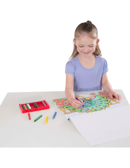 Bloc de Colorear Melissa & Doug 50 Imágenes Animales 35.56x28 cm