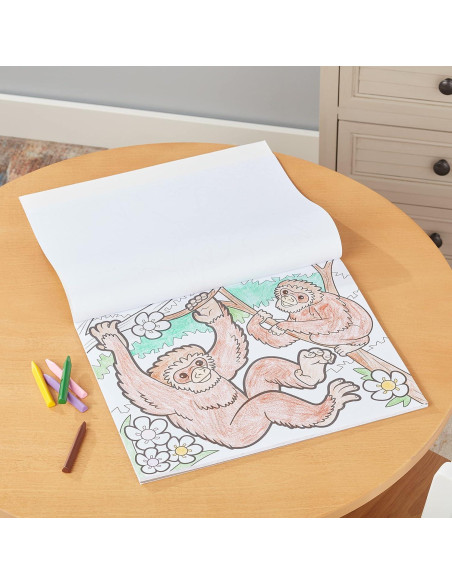 Bloc de Colorear Melissa & Doug 50 Imágenes Animales 35.56x28 cm