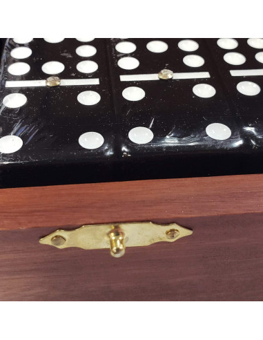 Juego de Dóminos Doble 9 Marion & Co. Jumbo en Caja de Madera