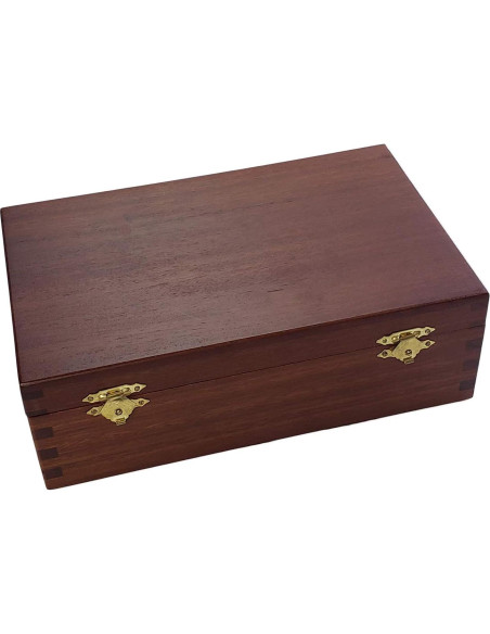 Juego de Dóminos Doble 9 Marion & Co. Jumbo en Caja de Madera