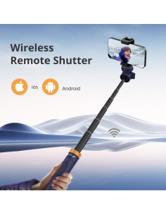 Trípode Sensyne 182,88 cm para Teléfono y Selfie Azul 2