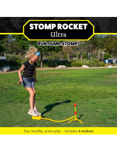 Lanzador de Cohetes Stomp Rocket Ultra - 4 Cohetes - Juguete Exterior 2
