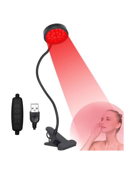 Lámpara Terapia Luz Roja U4GLORY 18 LEDs 660/850nm Ajustable Lámpara Terapia Luz Roja U4GLORY 18 LEDs 660/850nm Ajustable