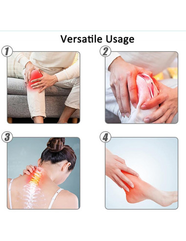 Lámpara Terapia Luz Roja U4GLORY 18 LEDs 660/850nm Ajustable