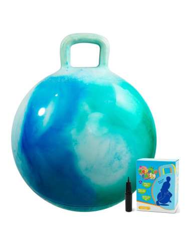 Pelota Saltarina U&C Planet 45 cm con Mango para Niños