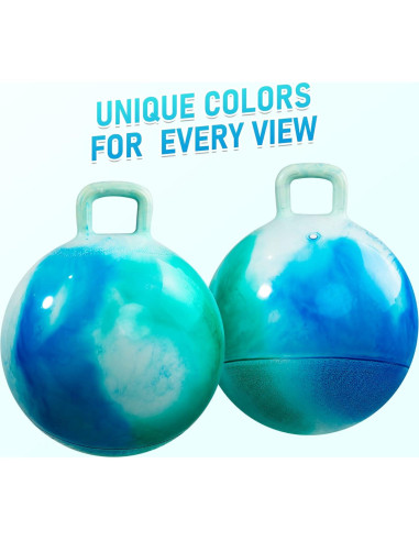 Pelota Saltarina U&C Planet 45 cm con Mango para Niños