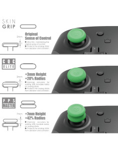 Agarres de Pulgar Skull & Co. para Nintendo Switch y PS4/PS5 2