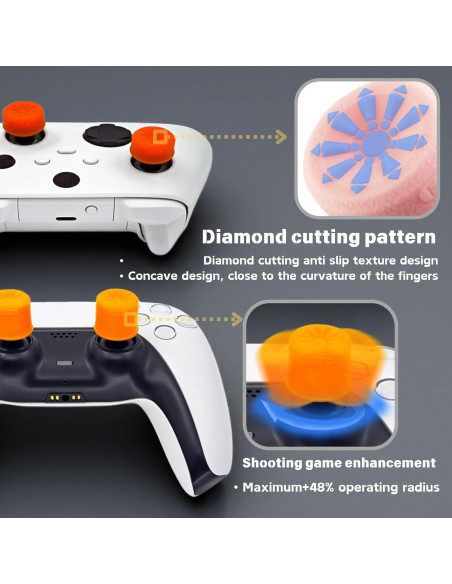 Juego de Tapas de Joystick Luck&Link Verde para PS5/Xbox