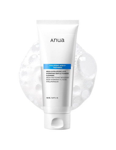 Limpiador Facial Espumoso ANUA 150ml - Ácido Hialurónico
