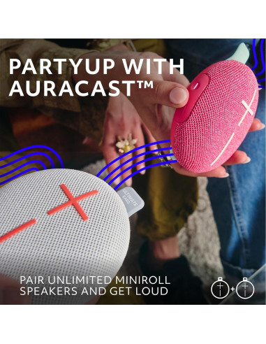 Altavoz Bluetooth Ultimate Ears MINIROLL Impermeable 12h - Gris