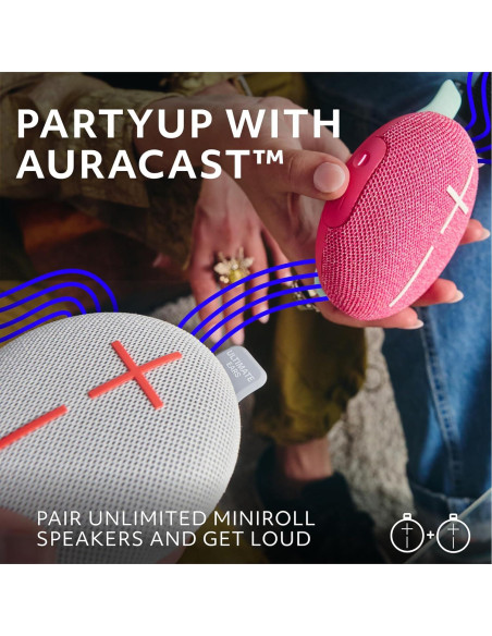 Altavoz Bluetooth Ultimate Ears MINIROLL Impermeable 12h - Gris