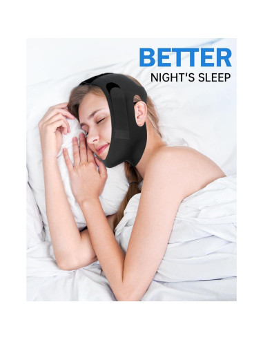 Correa de Barbilla Antironquidos Mittenhugs Ajustable Transpirable