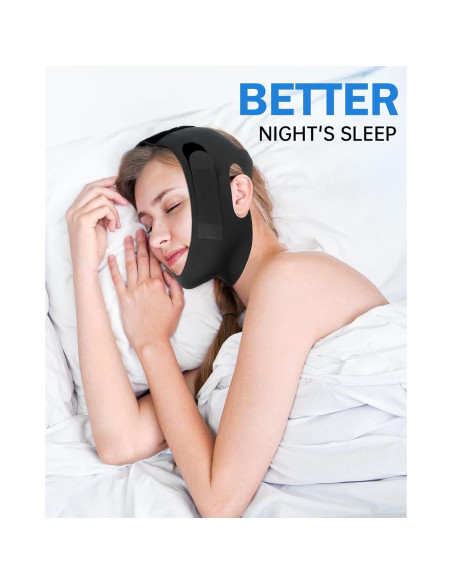 Correa de Barbilla Antironquidos Mittenhugs Ajustable Transpirable