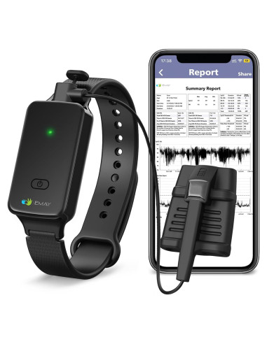 Oxímetro de Pulso EMAY SleepO2 para Muñeca - Registro Continuo