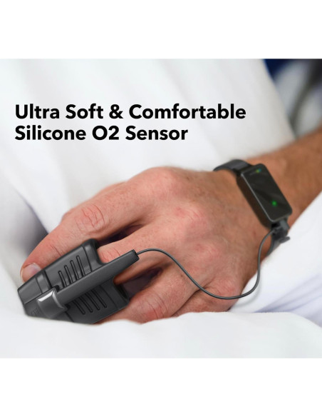 Oxímetro de Pulso EMAY SleepO2 para Muñeca - Registro Continuo