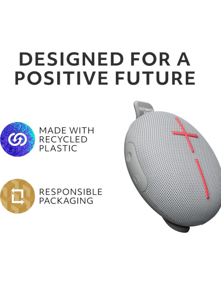 Altavoz Bluetooth Ultimate Ears MINIROLL Impermeable 12h - Gris