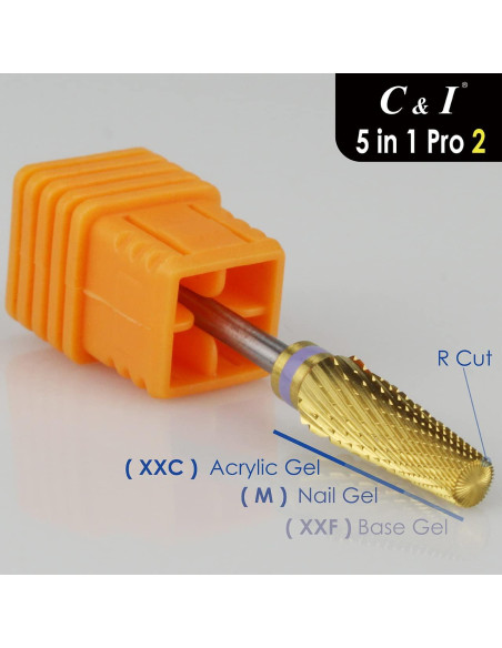 Broca de Uñas C&I Pro2 5 en 1 Carburo de Tungsteno