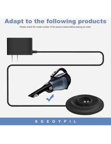 Base de Cargador Black & Decker BDH2000L para Aspiradora