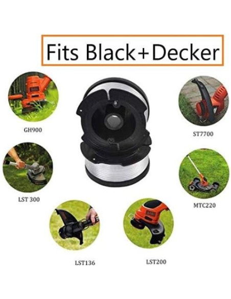 Carrete AF-100 Lucky Seven Compatible Black & Decker 8x